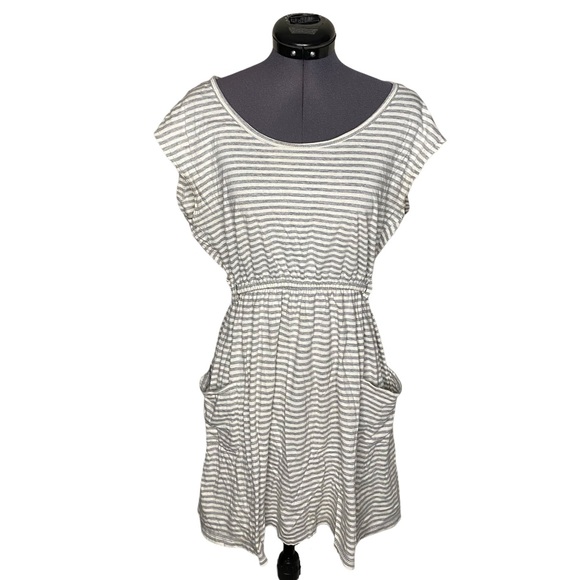 Forever 21 Striped Jersey Cinched Waist Mini Dress - Picture 2 of 6